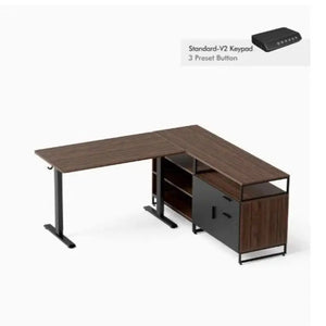 Executive & Luxury Standing Desk - 48 x 24 / L-shaped /