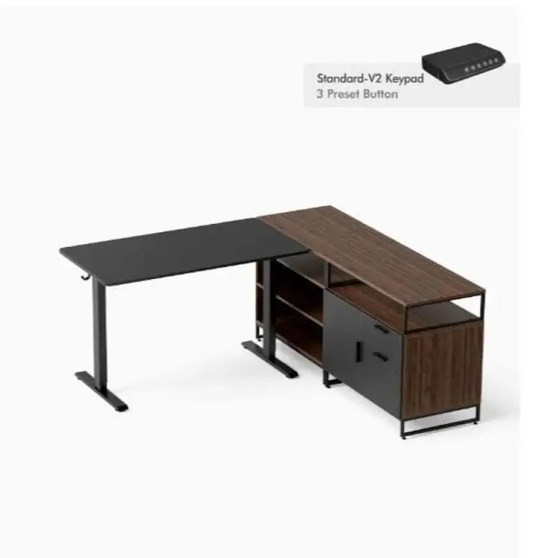 Executive & Luxury Standing Desk - 48 x 24 / L-shaped /