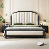 Luxury Vintage Wood Bed Frame - Bedroom