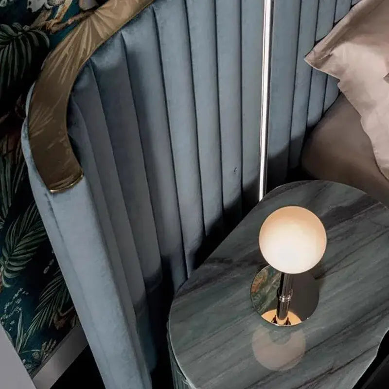 Luxury Widescreen Double Backrest Full Upholstered Bed Frame - Bedroom