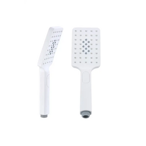 York Matte White Shower Handle, main product view