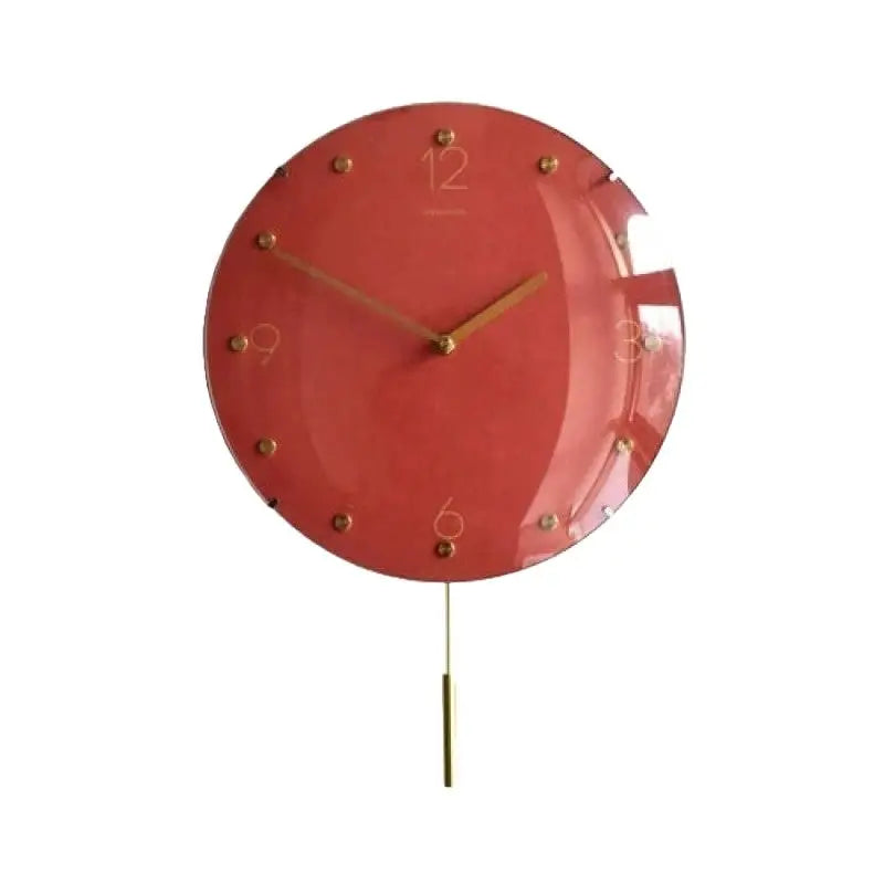 Nordic Metal Pendulum Wall Clock 30cm Modern Vintage - view 13