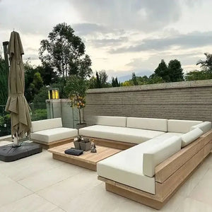 Modern Japanese Garden Sofa Waterproof Outdoor Furniture - view 2