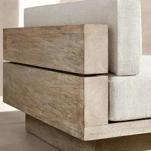 Modern Japanese Garden Sofa Waterproof Outdoor Furniture - view 3