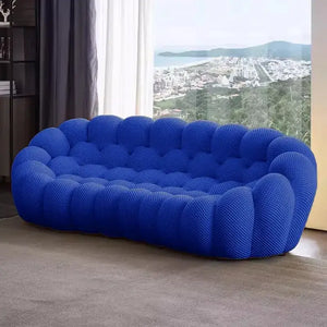 Minimalist Modern Compressed Bubble Sofa - Blue - 240x106x75CM - Compressed Sofa
