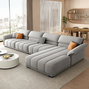 Minimalist Modular Velvet Sectional Compressed Sofa - Compressed Sofa
