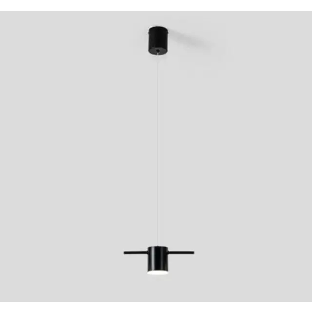 Minimalist Nordic LED Ceiling Chandelier - 1 Heads Black / AC 100-130v / Cold White - Lamps