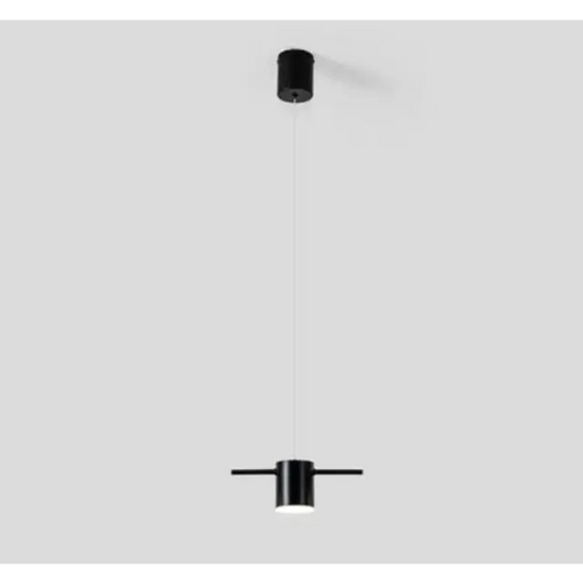 Minimalist Nordic LED Ceiling Chandelier - 1 Heads Black / AC 100-130v / Cold White - Lamps