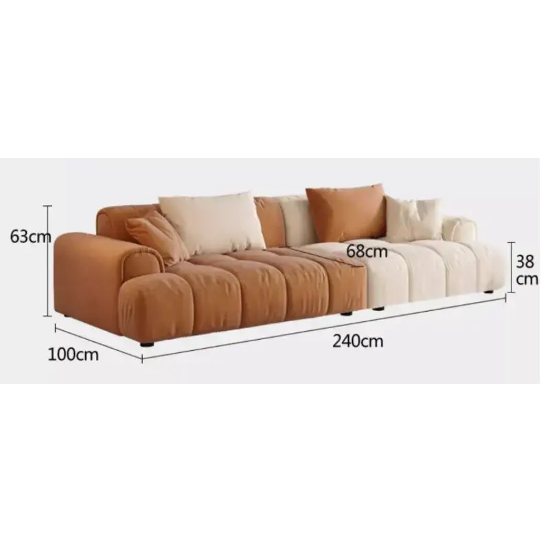 Minimalist Sectional Modular Compressed Sofa - Sofa - 240 cm - Compressed Sofa