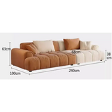 Minimalist Sectional Modular Compressed Sofa - Sofa - 240 cm - Compressed Sofa