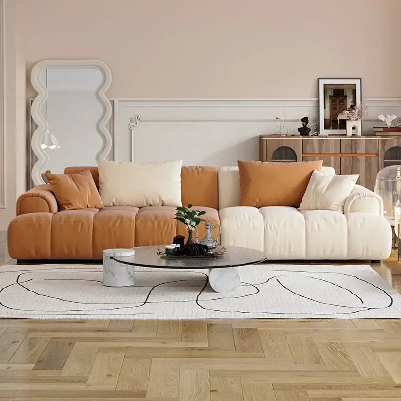 Minimalist Sectional Modular Compressed Sofa - Compressed Sofa