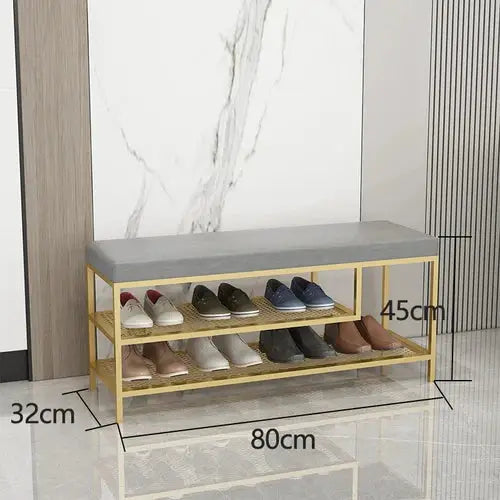 Modern 3 Tier Bamboo Shoe Rack - Shoe Rack
