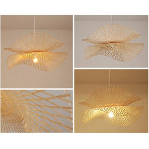 Modern Bamboo Asian Style Pendant Lamp - Rattan Lamp