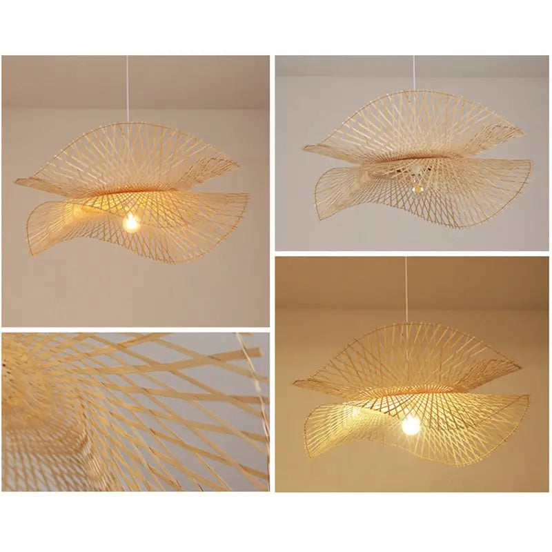 Modern Bamboo Asian Style Pendant Lamp - Rattan Lamp
