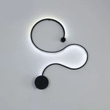 Modern Black & White RGB LED Wall Lamps - Black Type A / Two color light - Lamps
