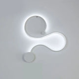 Modern Black & White RGB LED Wall Lamps - White Type A / Two color light - Lamps