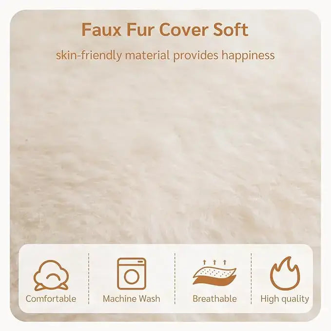 Modern Convertible Bean Bag Folding Fur Sofa Bed - Compressed Sofa