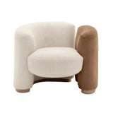 Modern Curved Cashmere Sofa Creative Color Matching Luxury - Beige - Sofa