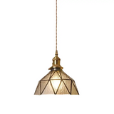 Modern Glass LED Pendant Switch Hanging Lamp - Clear Black - 20 x 12 x 150 cm / Not Inlcude Bulb - Ceiling Lamp