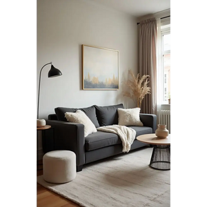 L-Shaped Italian Sectional Sofa Modern Minimalist Design - view 3