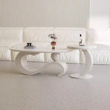 Modern Italian Style Round Nordic Coffee Table - Multifunctional coffee table