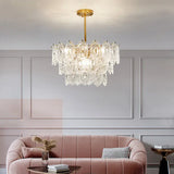 Modern K9 Crystal Round Shape Chandelier Lamp - Chandelier