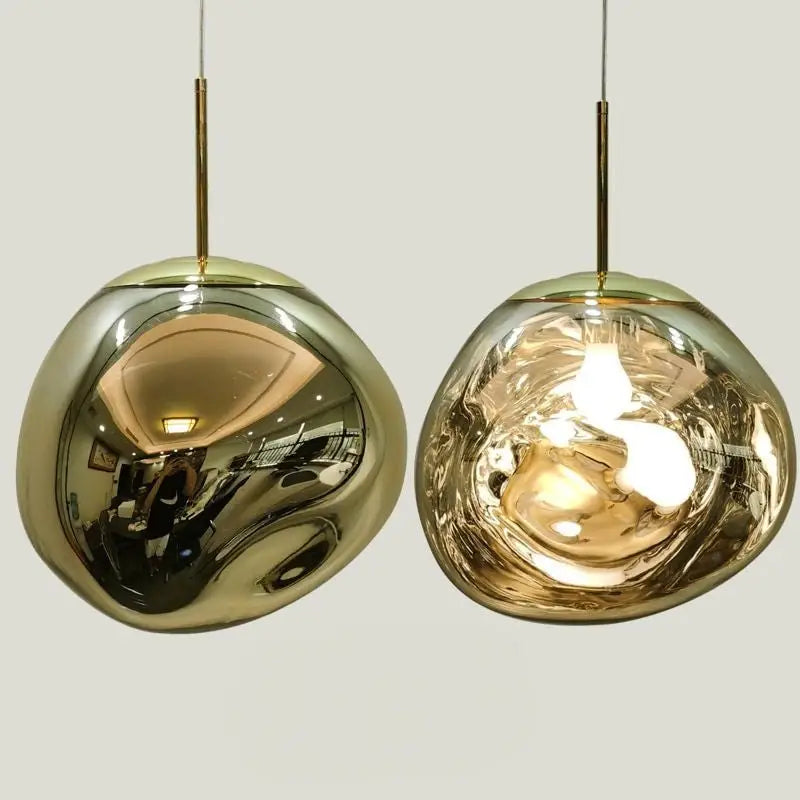 Modern Lava Pendant Hanging Lamp - Gold / 15CM - Lamps