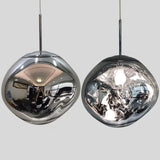 Modern Lava Pendant Hanging Lamp - Silver / 15CM - Lamps