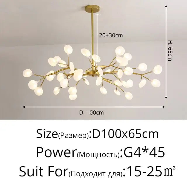 LED Tree Branch Chandelier 18-54 Heads Dimmable Modern Lighting - view 16