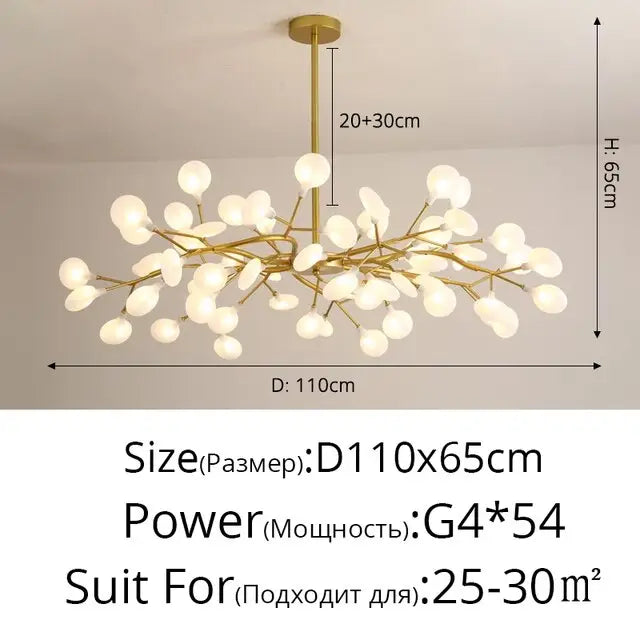 LED Tree Branch Chandelier 18-54 Heads Dimmable Modern Lighting - view 12