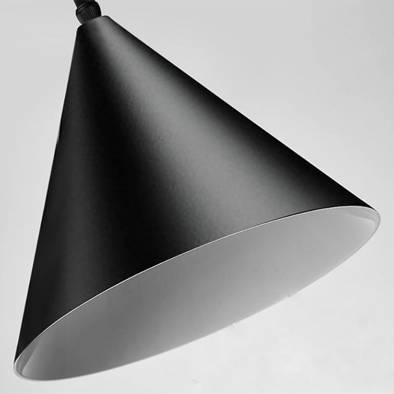 Lámpara colgante de noche LED geométrica de alambre moderna