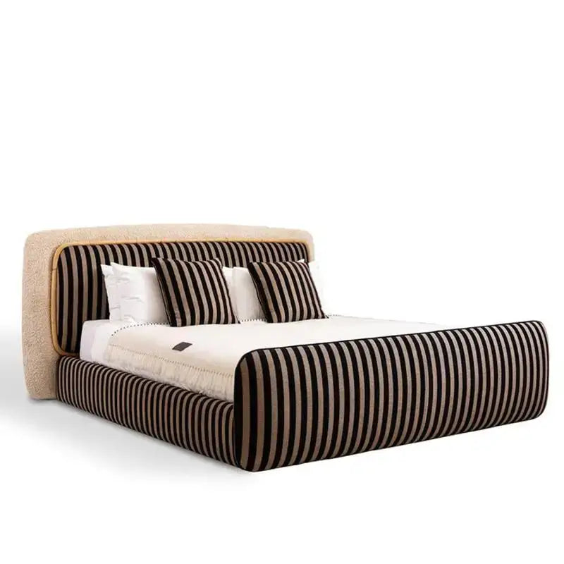 Modern Luxury King Headboard Bed Frame - 180x200cm - Bedroom
