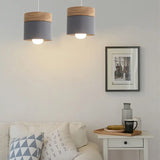 Modern Macaron Iron Wood Pendant Lamp - Pendant Lamp