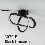 Modern Minimalist Abstrac Ceiling Lamp - Black Housing 2 / Warm White - Lamps