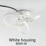 Modern Minimalist Abstrac Ceiling Lamp - White Housing / Warm White - Lamps