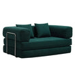 Modern Minimalist Corduroy Bed Compressed Sofa - Green / Two Seat - Compressed Sofa