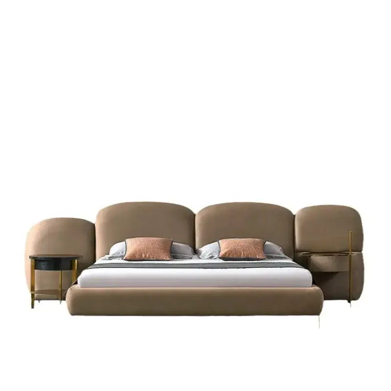 Modern Minimalist High End Double Bed Frame - Bedroom