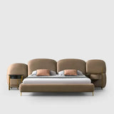 Modern Minimalist High End Double Bed Frame - Bedroom