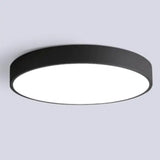 Modern Minimalist LED Flush Mount Ceiling Lamp - Black / D23CM-12W / Neutral Light - 4000k - Ceiling Lamp