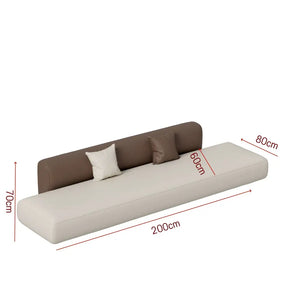 Modern Minimalist Nordic PU Leather Compressed Sofa Set - 200X80X70CM - Compressed Sofa
