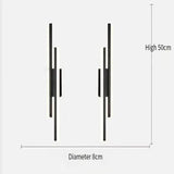 Modern Minimalist Steps LED Wall Lamp - Black Left Right / Warm (2700-3500K) - Wall Lamp