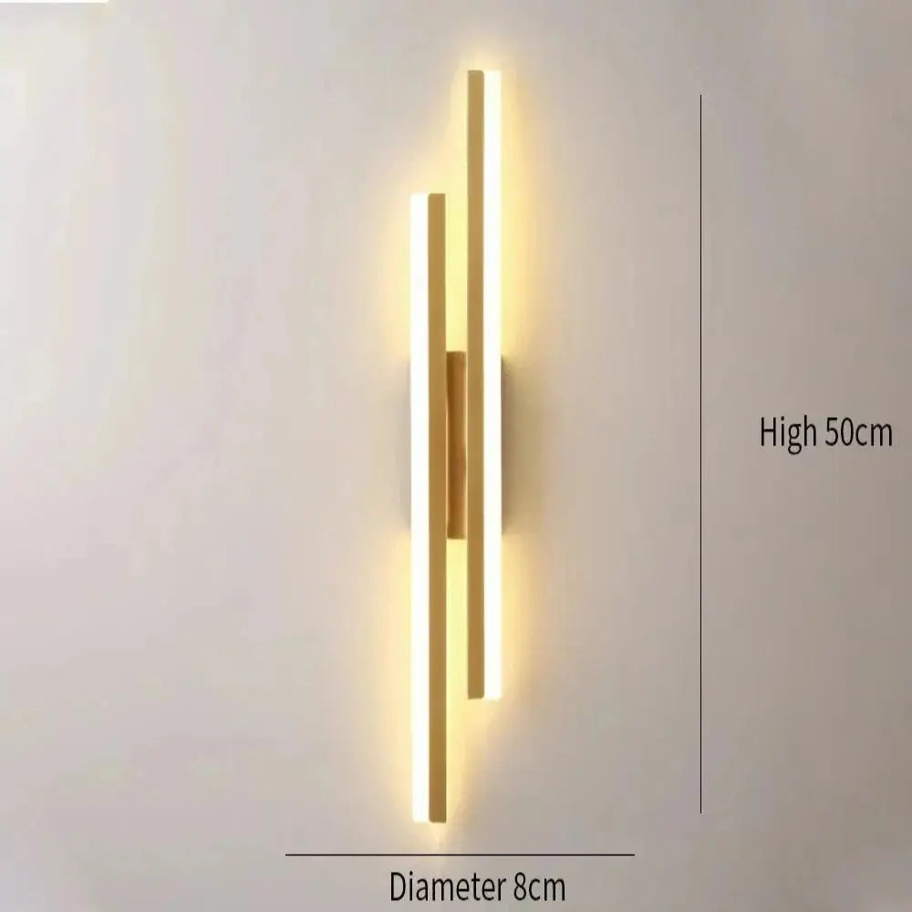Modern Minimalist Steps LED Wall Lamp - Gold Right / Warm (2700-3500K) - Wall Lamp