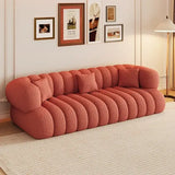 Modern Nordic Cloud Bubble Arm Compressed Sofa - Coral / One Seat - Compressed Sofa