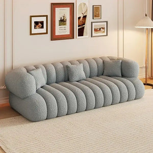 Nordic Cloud Bubble Arm Sofa Compressed Design - view 9
