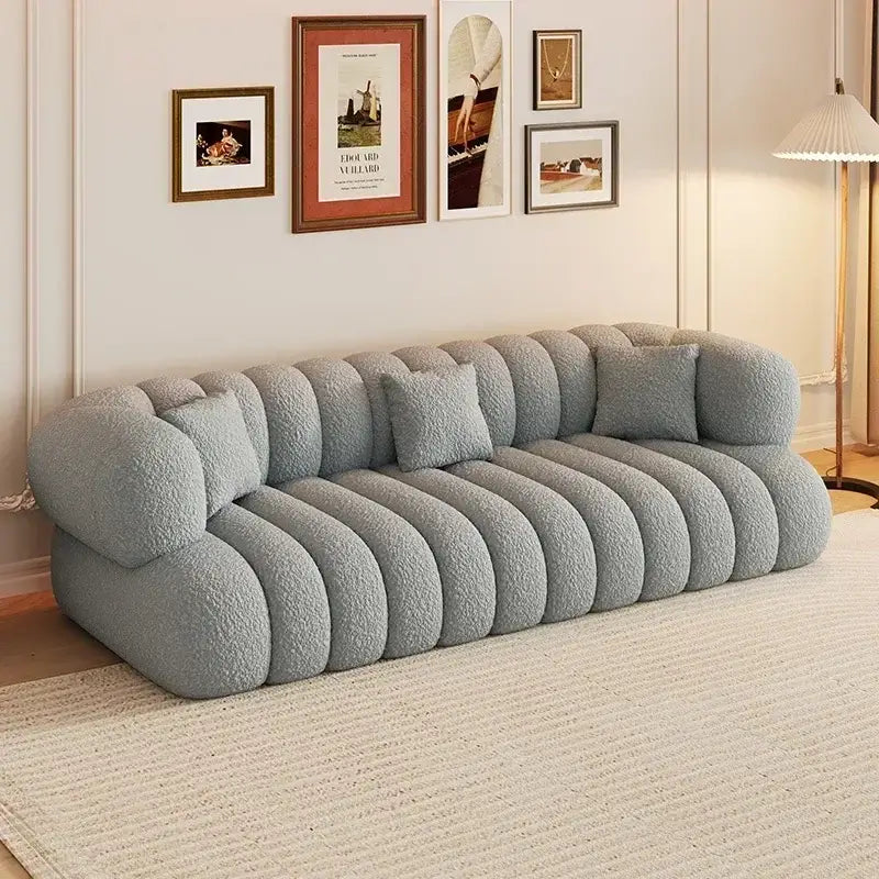Nordic Cloud Bubble Arm Sofa Compressed Design - view 9