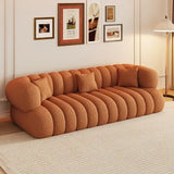 Modern Nordic Cloud Bubble Arm Compressed Sofa - Orange / One Seat - Compressed Sofa