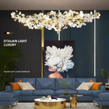 Modern Nordic Flower Leaf Chandelier Pendant Lamp - Ceiling Lamp