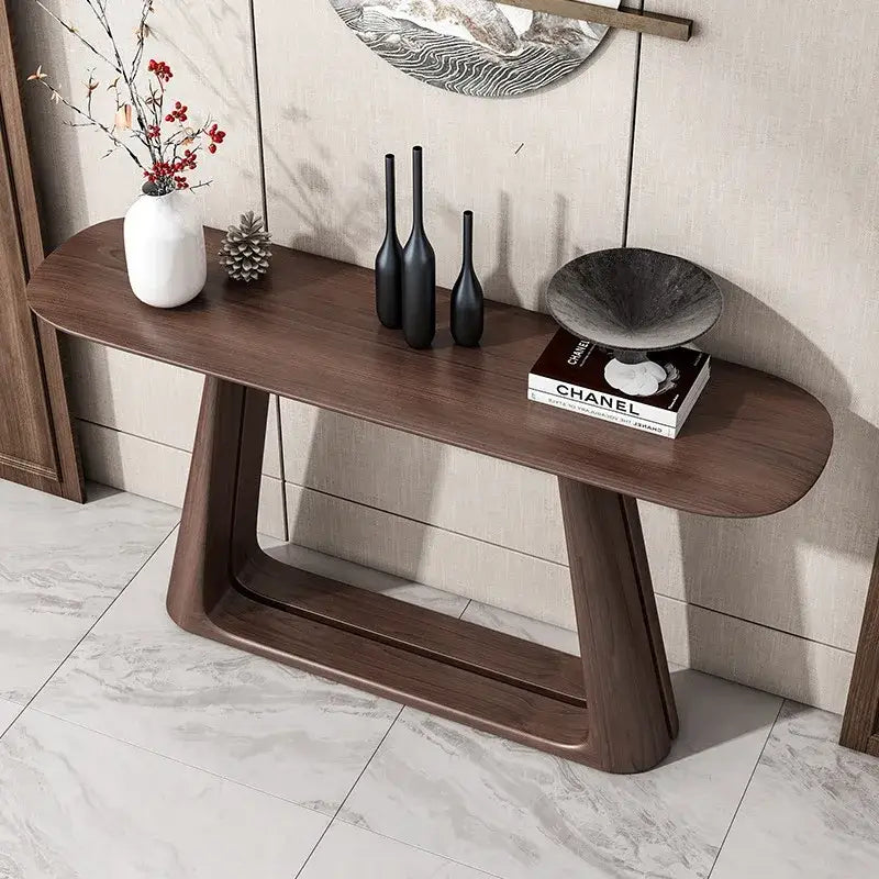 Nordic Wood Console Table 120-160cm Minimalist Design - view 4