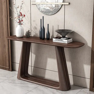 Nordic Wood Console Table 120-160cm Minimalist Design - view 3
