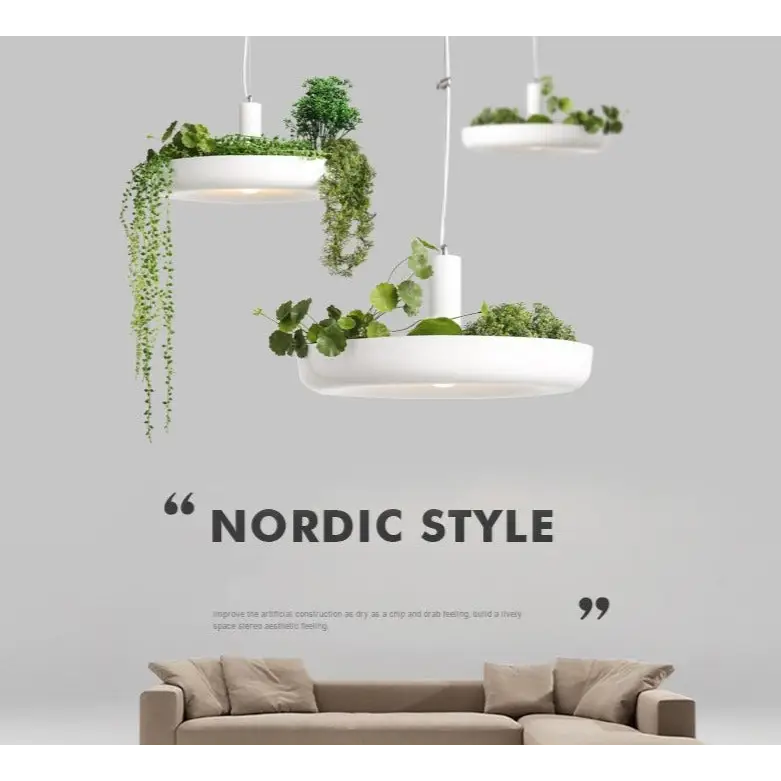 Modern Pendant Plant Pot Hanging Lamp - Lamps